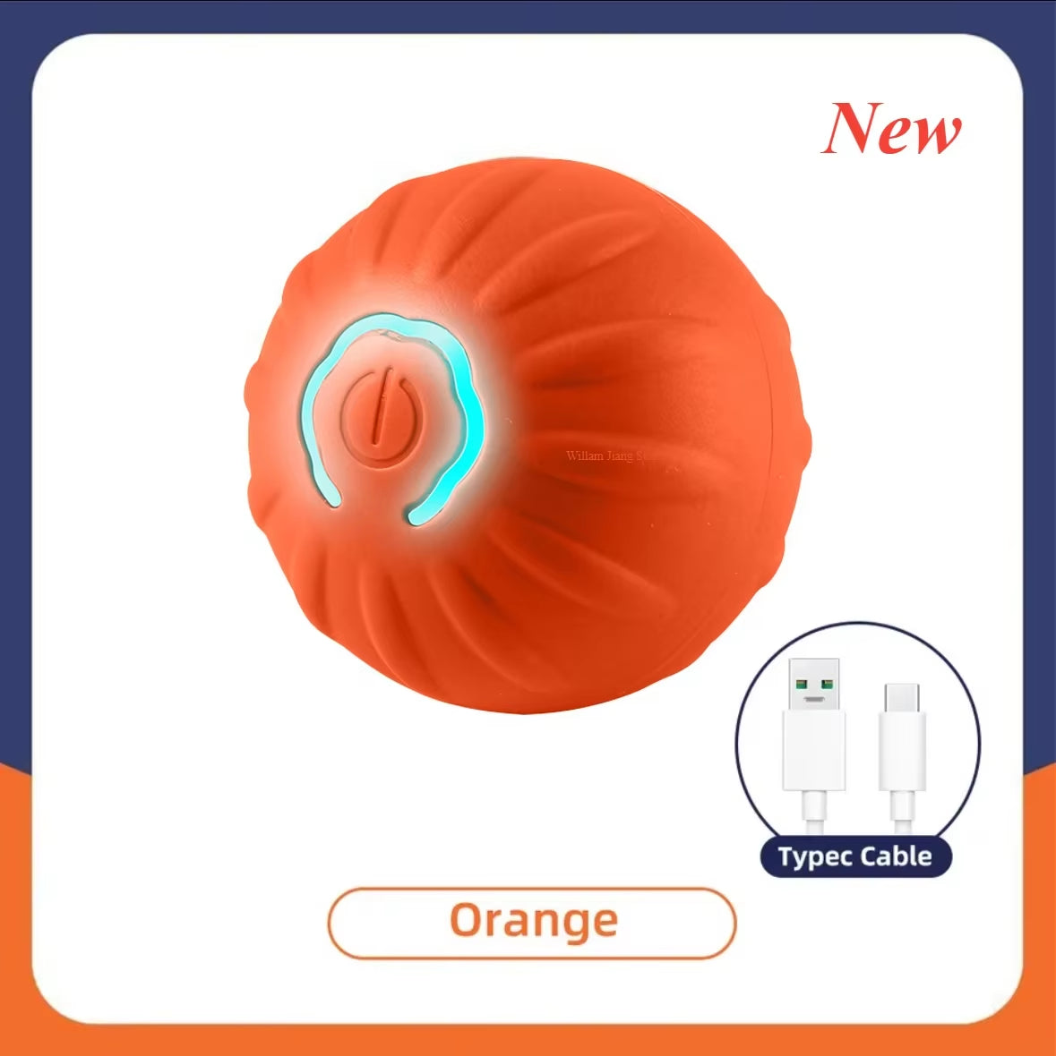 Dog Smarts Bouncing Ball Automatic Rolling Cats Ball Toy Interactive Dog Toys Pet Training Dog Interactive Toys for Dogs Home