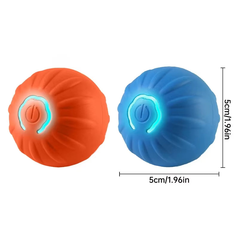 Dog Smarts Bouncing Ball Automatic Rolling Cats Ball Toy Interactive Dog Toys Pet Training Dog Interactive Toys for Dogs Home